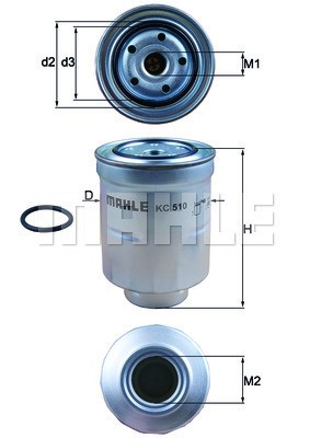 Bränslefilter Knecht KC 510D KNECHT