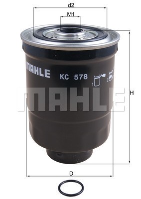 Bränslefilter Knecht KC 578D KNECHT