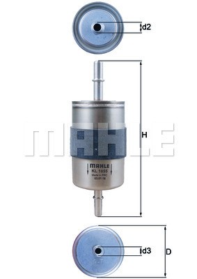 Bränslefilter Knecht KL 1055 KNECHT
