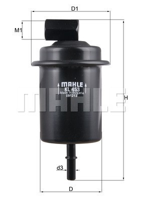 Bränslefilter Knecht KL 453 KNECHT