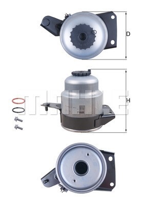 Bränslefilter Knecht KL 829D KNECHT