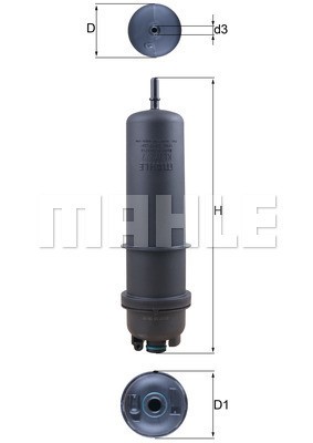 Bränslefilter Knecht KL 872/7 KNECHT
