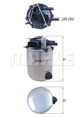 Bränslefilter Knecht KL 909 KNECHT
