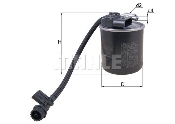 Bränslefilter Knecht KL 947 KNECHT