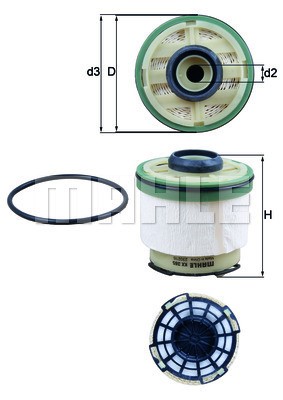 Bränslefilter Knecht KX 385D KNECHT