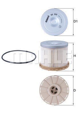 Bränslefilter KNECHT