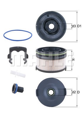 Bränslefilter Knecht KX 568KIT KNECHT