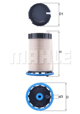 Bränslefilter Knecht KX 592 KNECHT