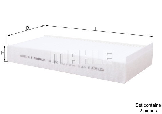 Kupefilter Knecht LA 1156/S KNECHT