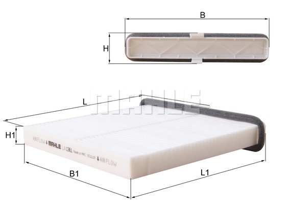 Kupefilter Knecht LA 1361 KNECHT
