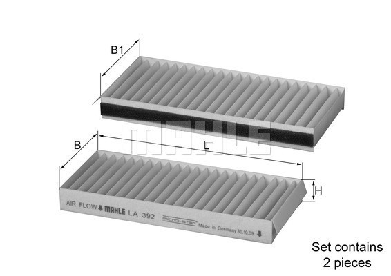 Kupefilter Knecht LA 392/S KNECHT