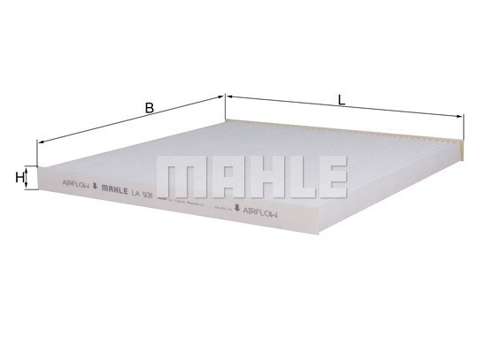 Kupefilter Knecht LA 931 KNECHT