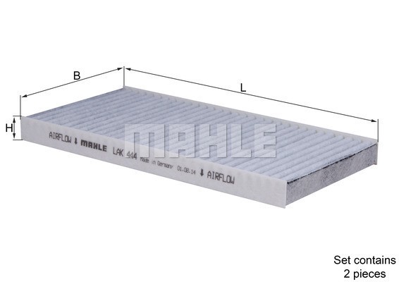 Kupefilter Knecht LAK 444/S KNECHT