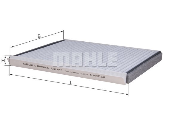 Kupefilter Knecht LAK 447 KNECHT
