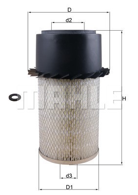 Luftfilter Knecht LX 17 KNECHT