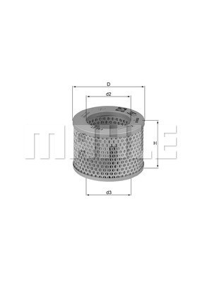 Luftfilter Knecht LX 192 KNECHT