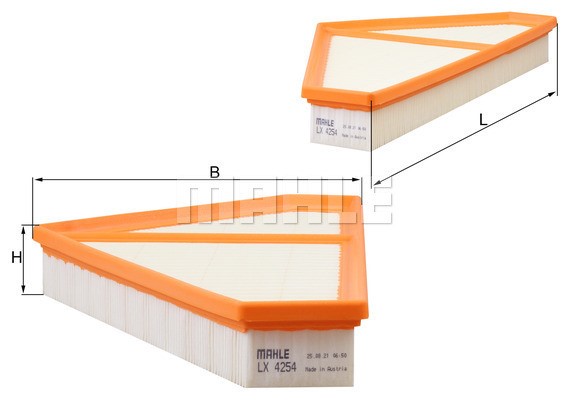 Luftfilter, Höger Knecht LX 4254 KNECHT