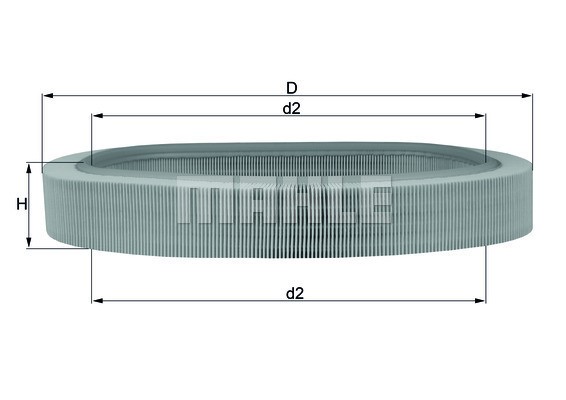Luftfilter Knecht LX 638 KNECHT