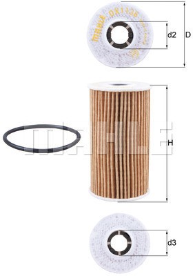 Oljefilter Knecht OX 1138D KNECHT