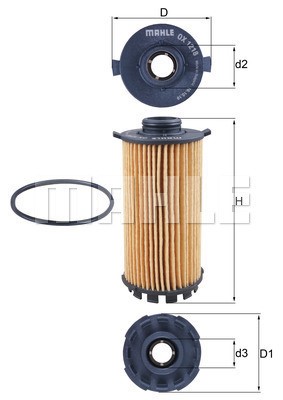Oljefilter Knecht OX 1218D KNECHT