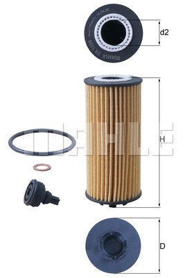 Oljefilter Knecht OX 1238D KNECHT