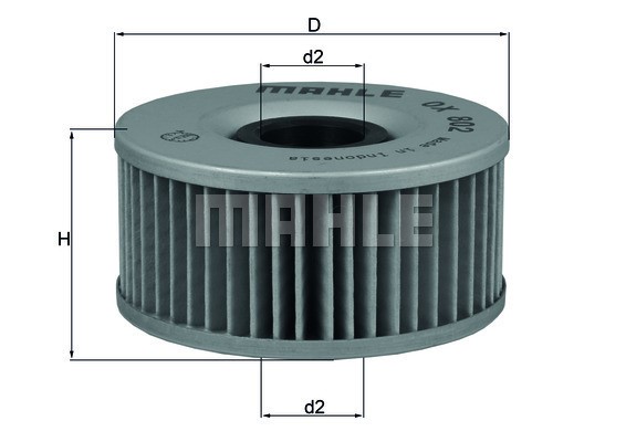 Oljefilter Knecht OX 802 KNECHT