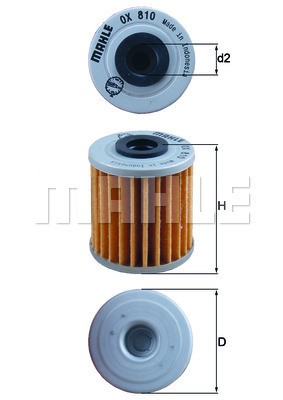 Oljefilter Knecht OX 810 KNECHT