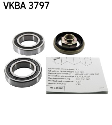 Hjullagersats, Framaxel Skf VKBA 3797 SKF
