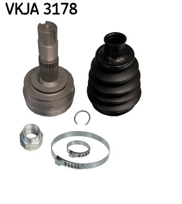 Drivknut, Framaxel, På hjulsidan Skf VKJA 3178 SKF