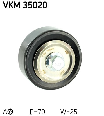 Styrrulle, drivrem, Höger upptill, Höger Skf VKM 35020 SKF