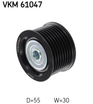 Styrrulle, drivrem, Höger, Upptill Skf VKM 61047 SKF