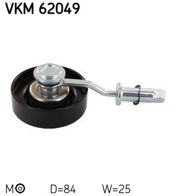 Spännrulle, Drivrem, Upptill Skf VKM 62049 SKF