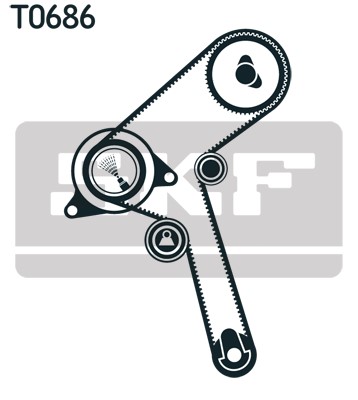 Kamremskit Skf VKMA 92519 SKF