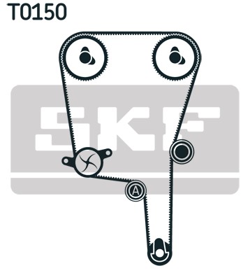 Kamremskit med vattenpump Skf VKMC 01114 SKF
