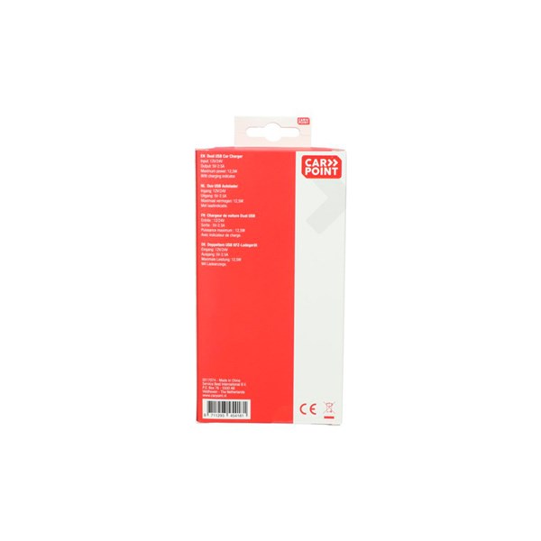 12/24v dubbel Usb-billaddare 2.5a, Universal