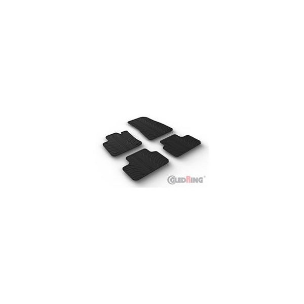 Gummimattor Volvo C40 Recharge 2021, Fram eller bak GledRing