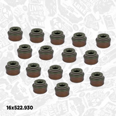 Ventilsats, inlopps-/utloppsventil Et engineteam VS0006 ET ENGINETEAM