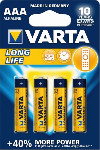 Alkaliskt batteri Aaa, Universal VARTA