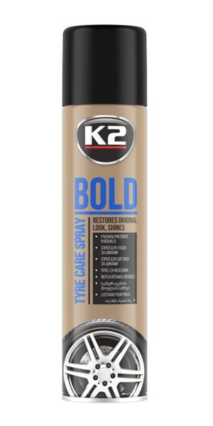 K2 Bold Tyre car spray 600ml, Universal K2