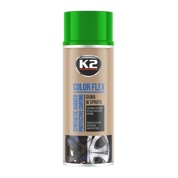 K2 Color Flex Light Green gummi sprayfärg, Universal K2 L343JZ K2
