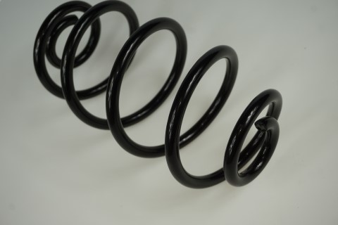 Spiralfjäder, Bakaxel