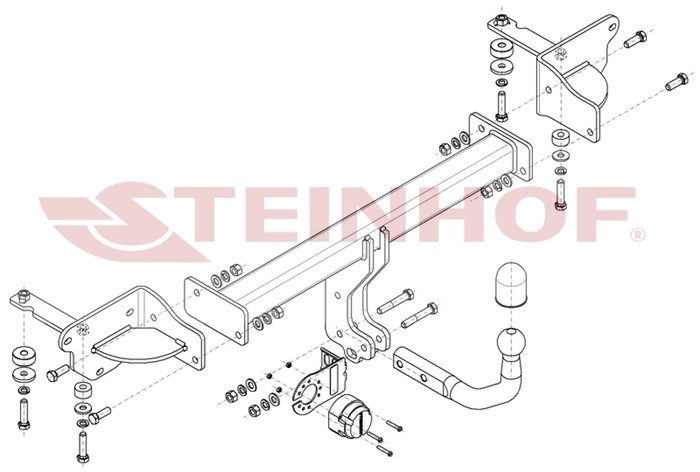 Dragkrok, Standard Alfa Giulia (952_) Steinhof A-039 Steinhof
