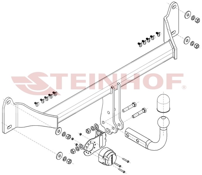 Dragkrok, Standard Bmw X2 (f39) Steinhof B-086 Steinhof