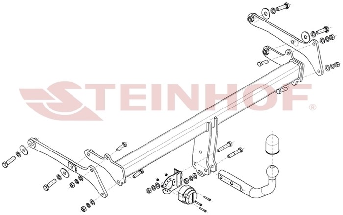 Dragkrok, Standard Ford Kuga Iii (dfk) Steinhof F-313 Steinhof