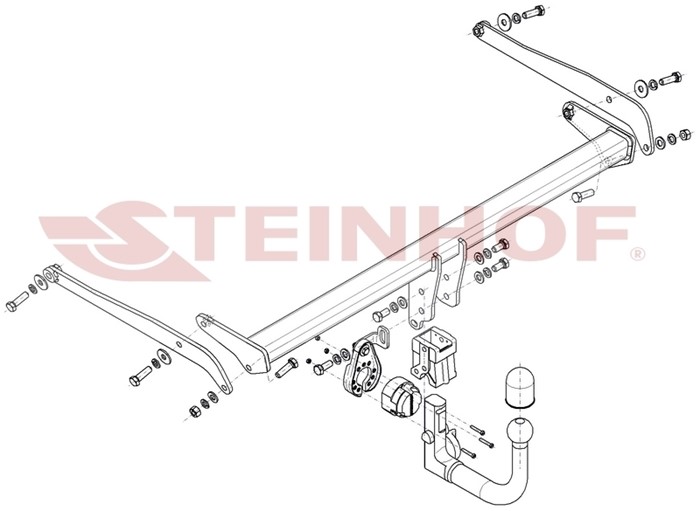 Dragkrok, Avtagbar Ford Puma (j2k, Cf7) Steinhof F-316 Steinhof Dragkrok, Avtagbar Ford Puma (j2k, Cf7) Steinhof F-316 Steinhof