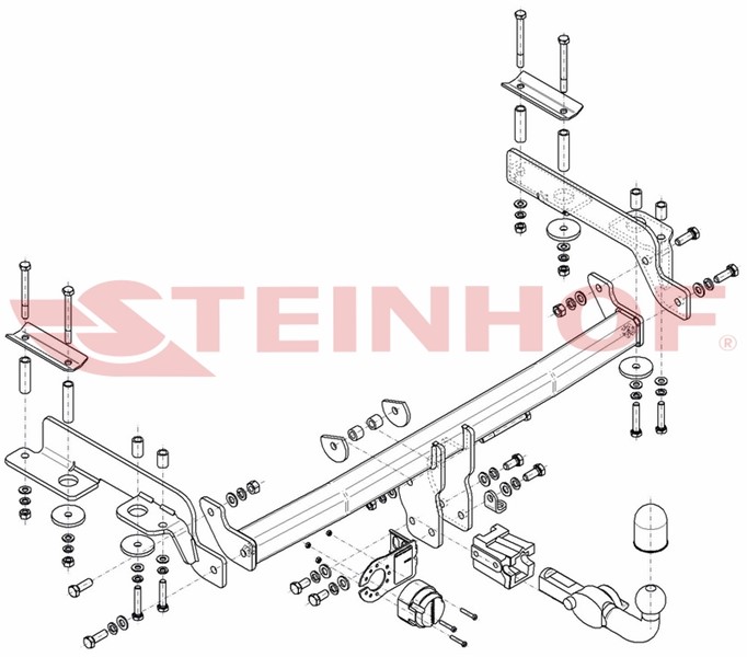 Dragkrok, Avtagbar Honda Cr-v I (rd) Steinhof H-078 Steinhof Dragkrok, Avtagbar Honda Cr-v I (rd) Steinhof H-078 Steinhof
