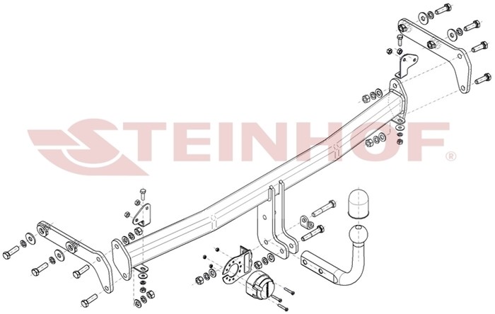 Dragkrok, Standard Hyundai i20 Iii (bc3, Bi3) Steinhof H-222 Steinhof Dragkrok, Standard Hyundai i20 Iii (bc3, Bi3) Steinhof H-222 Steinhof