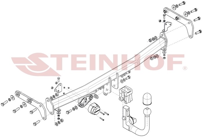 Dragkrok, Avtagbar Hyundai i20 Iii (bc3, Bi3) Steinhof H-223 Steinhof