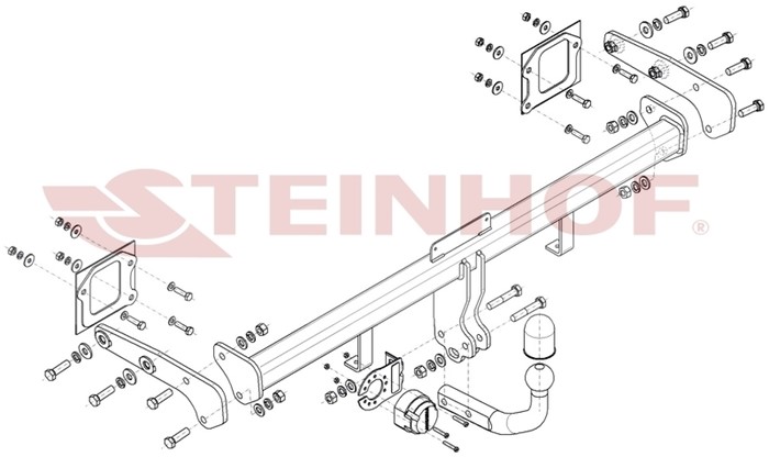 Dragkrok, Standard Hyundai Bayon (bc3) Steinhof H-225 Steinhof
