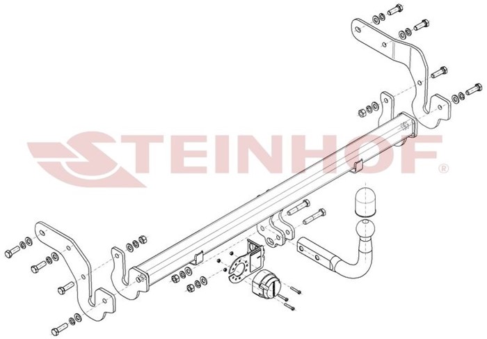 Dragkrok, Standard Hyundai Matrix (fc) Steinhof H-268 Steinhof